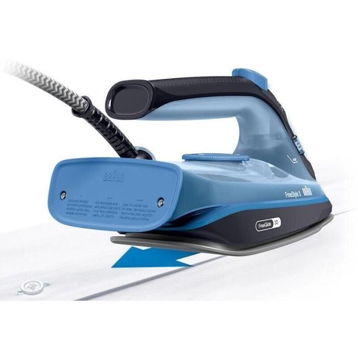 Braun FI3194 BK Freestyle 3 - Vapor Hierro - Potencia 2400 W - Vapor constante 45 g/min presionando 200 g/min - Sole Superceramic 4 Braun FI3194 BK Freestyle 3 - Vapor Hierro - Potencia 2400 W - Vapor constante 45 g/min presionando 200 g/min - Sole Superceramic 4