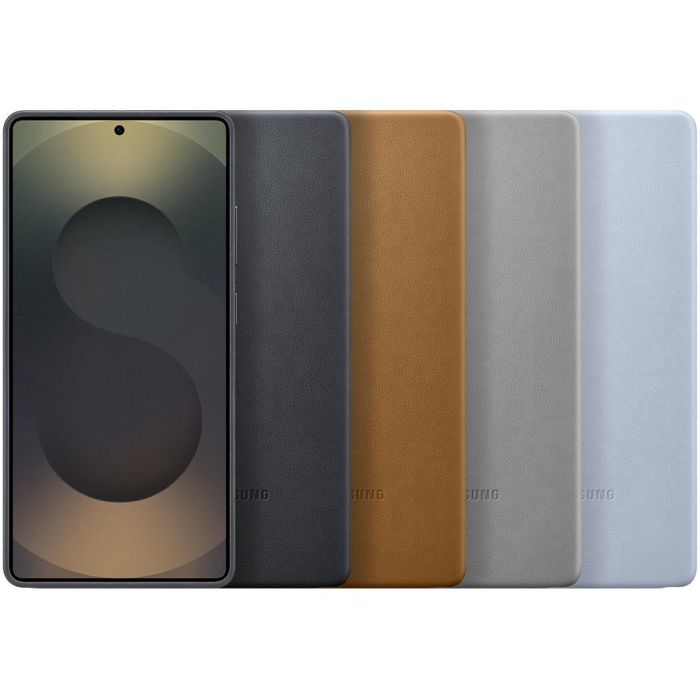 Samsung EF-VS938 Funda para Galaxy S25 Ultra Imitación Piel Gris 10