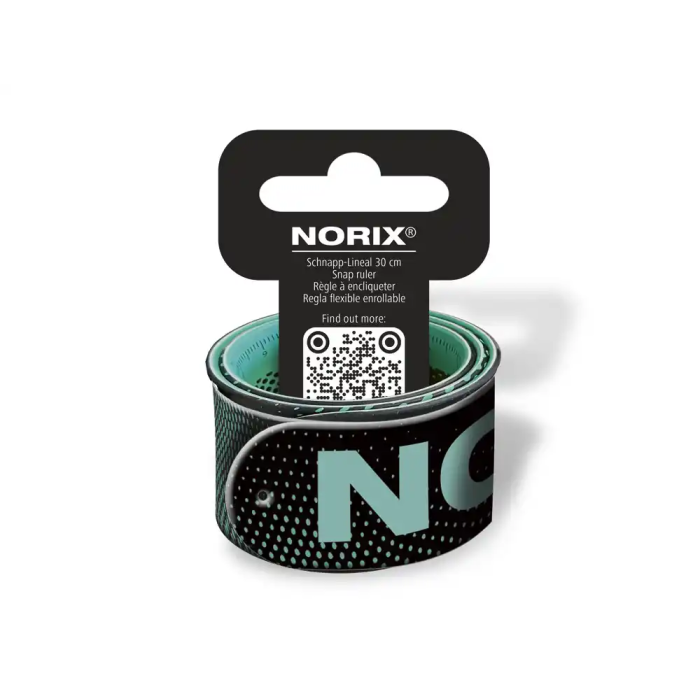 Staedtler Regla Norix 565 30 Flexible Enrollable 30 cm, 2 en 1 (Regla y Pulsera), Color Surtido (Amarillo, Coral, Turquesa) - Expositor de 12 Unidades 4
