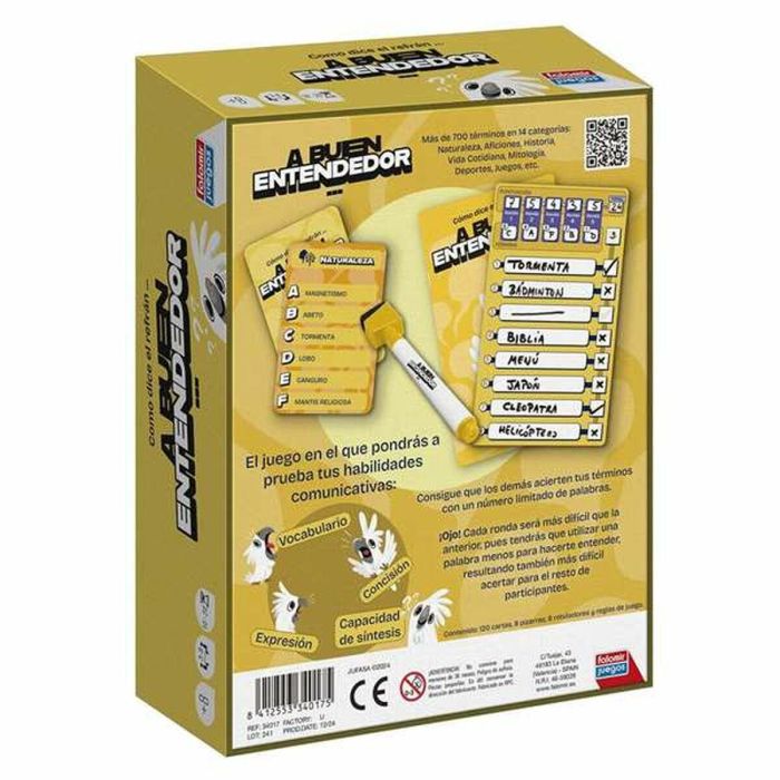 Juego Educativo Falomir 1 Juego Educativo Falomir 1