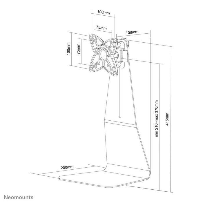 Soporte TV Neomounts FPMA-D850BLACK 10-27" 10 kg 11 Soporte TV Neomounts FPMA-D850BLACK 10-27" 10 kg 11