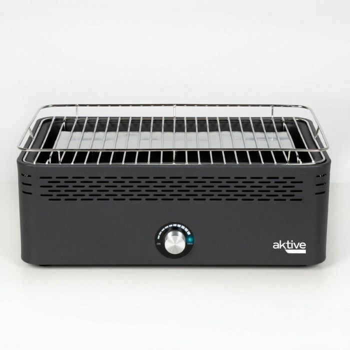 Barbacoa de Carbón sin Humo Portátil Aktive Acero Inoxidable Hierro 45 x 19 x 28 cm 5 Barbacoa de Carbón sin Humo Portátil Aktive Acero Inoxidable Hierro 45 x 19 x 28 cm 5