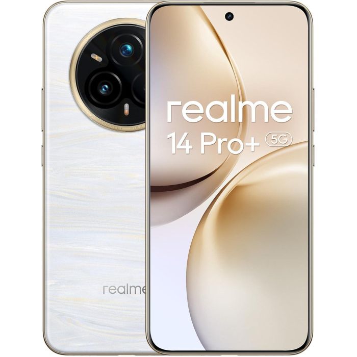 Realme 14 Pro+ 5G 512Gb 12Gb Pearl White Int Nfc + Supervooc 120W Power Adapter White 1