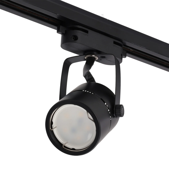 Lumiastra Foco Carril Monofásico GU10 Negro