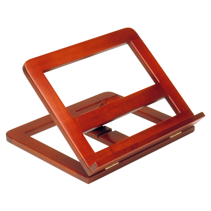 Q-connect Atril Sujetalibros Madera Color Cognac 330x270x65 mm 1