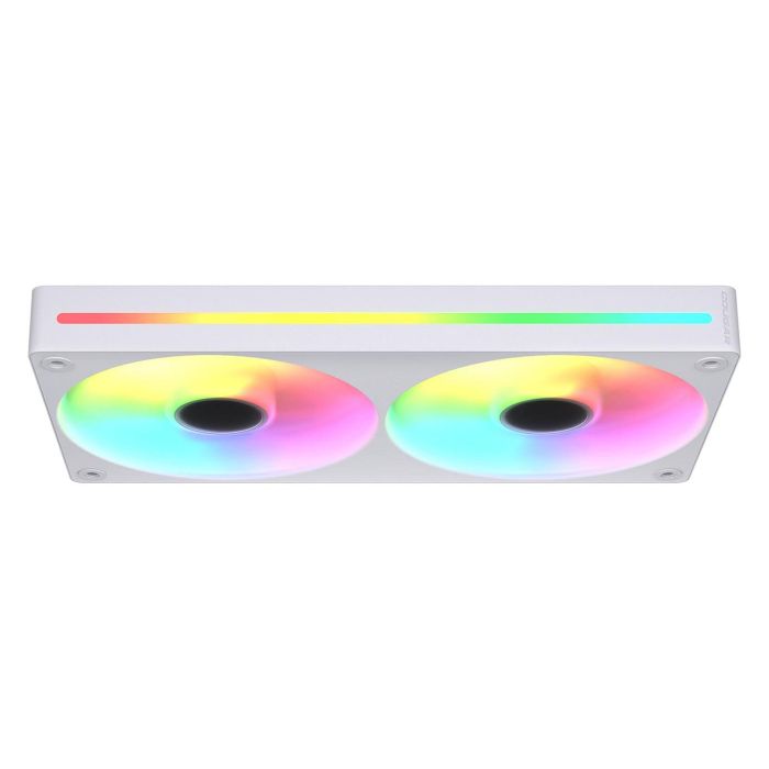 Cougar Unity240-FB CF-UN240RW-RGB Ventilador Líquido 240mm ARGB PWM Blanco - 2 Ventiladores Reversos de 120mm, FDB, 700-1600 RPM 1