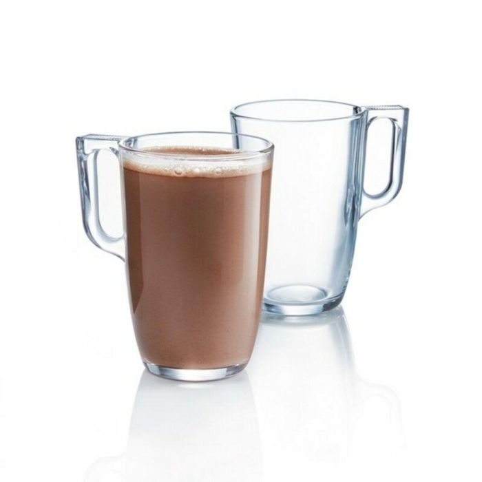 Juego de Tazas Luminarc Nuevo (6 pcs) Transparente Vidrio 400 ml (6 Piezas) 2 Juego de Tazas Luminarc Nuevo (6 pcs) Transparente Vidrio 400 ml (6 Piezas) 2