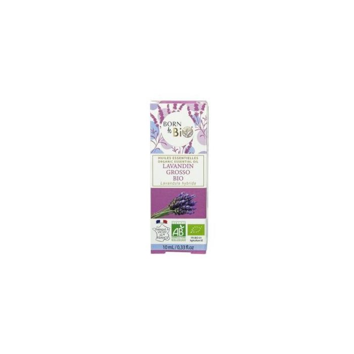 BORN TO BIO Aceite Esencial de Lavandín Grosso Orgánico 10 ml Bio