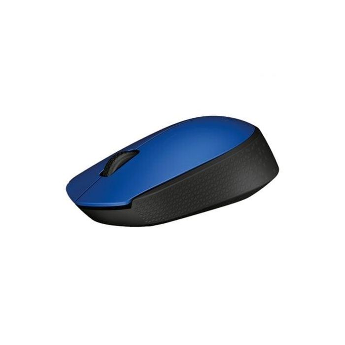 Logitech M171 Wireless Mouse, RF Wireless, Alkaline, Blue