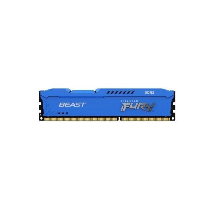 Memoria RAM Kingston FURY Beast 8GB/ DDR3/ 1600MHz/ 1.5V/ CL10/ DIMM Memoria RAM Kingston FURY Beast 8GB/ DDR3/ 1600MHz/ 1.5V/ CL10/ DIMM