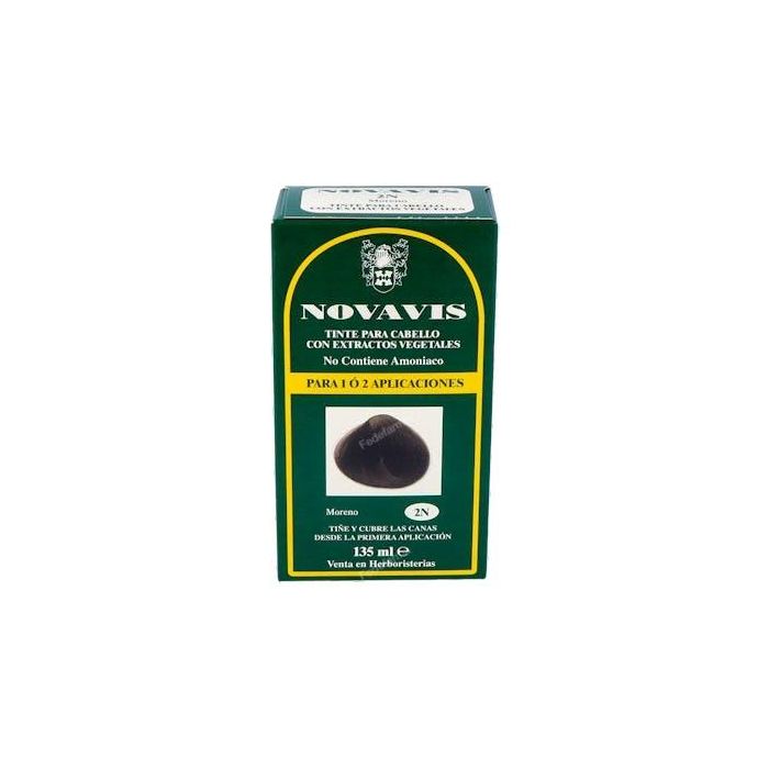 Novavis Tinte 2N Moreno 135ml Sin Amoníaco Extractos Vegetales