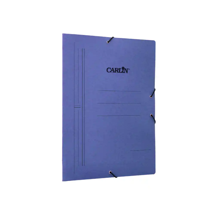 Carlin Carpeta Tres Solapas Cartón Pintado Folio Color Azul 4 Carlin Carpeta Tres Solapas Cartón Pintado Folio Color Azul 4