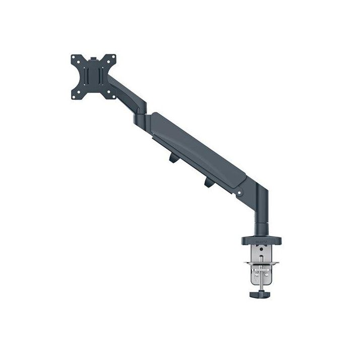 LEITZ 64890089 – Brazo para 1 Monitor Ergo Spacesaving, Soporte de Escritorio, Gris Oscuro, para Pantallas de 17-32" y 9 kg