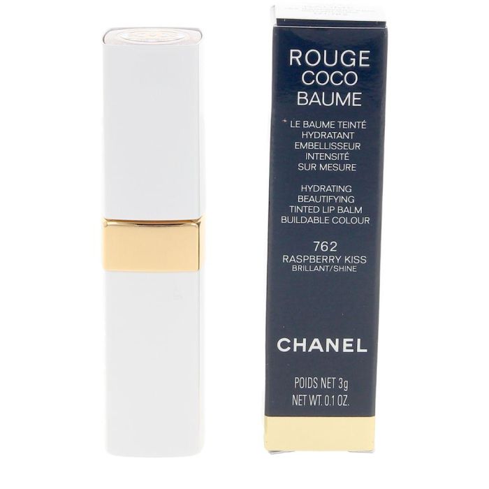 CHANEL ROUGE COCO BAUME bálsamo con color hidratante #762-Raspberry Kiss 3 gr 1