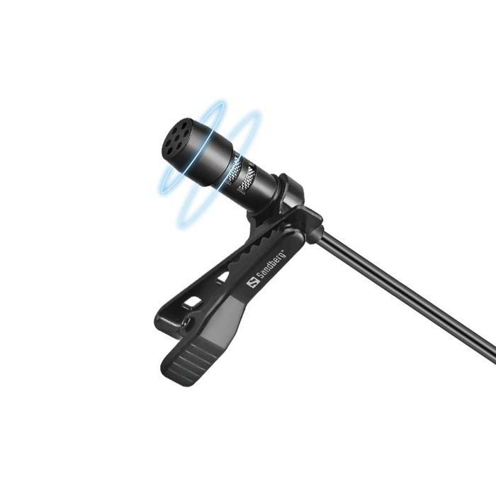 Sandberg Streamer USB Clip Microphone 3 Sandberg Streamer USB Clip Microphone 3