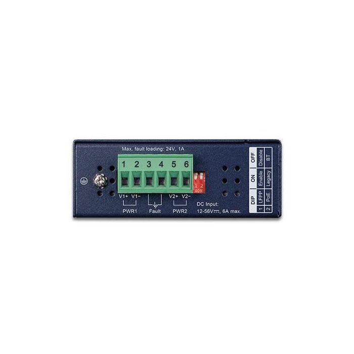 Planet IGUP-805AT Convertidor de Medios Industrial Gigabit SFP 100/1000X a 10/100/1000T RJ45 PoE++ 95W 802.3bt IP30 2