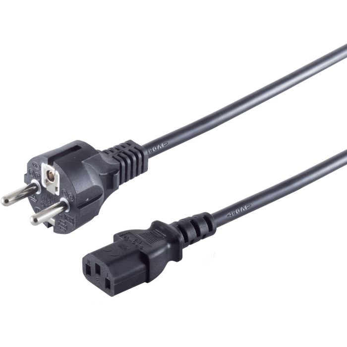 Strom Kaltgerätekabel C13 1.8m Schwarz