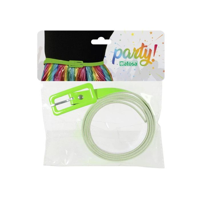 Cinturón Neon Verde - Complemento para disfraces llamativos 1 Cinturón Neon Verde - Complemento para disfraces llamativos 1