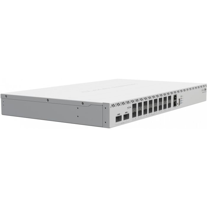 MikroTik CRS518-16XS-2XQ switch 100 Gigabit, 2x QSFP28 100G, 16x SFP28 25G para redes empresariales y centros de datos, fuentes redundantes 2 MikroTik CRS518-16XS-2XQ switch 100 Gigabit, 2x QSFP28 100G, 16x SFP28 25G para redes empresariales y centros de datos, fuentes redundantes 2