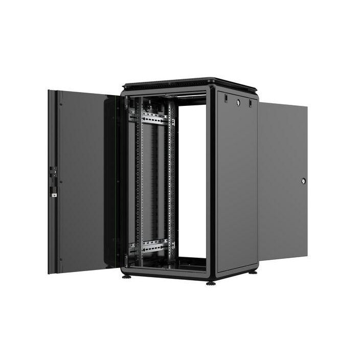 Lanview Rack Cabinet 19" 20U 600x600mm, Armario de Red y Servidores para Oficina/Sala de Datos 1 Lanview Rack Cabinet 19" 20U 600x600mm, Armario de Red y Servidores para Oficina/Sala de Datos 1