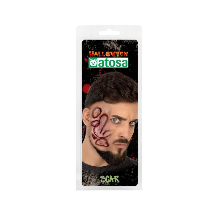 Accesorio Maquillaje Cicatriz Halloween Hombre Adulto 1