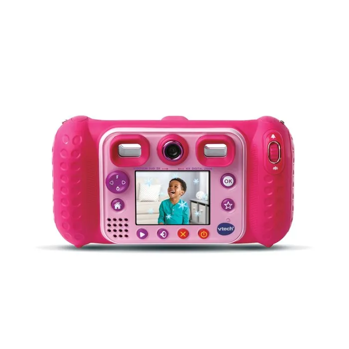 Vtech Kidizoom Duo DX Rosa Cámara Infantil 3-12 Años con 75 Filtros y 5 Juegos de Realidad Aumentada Idioma Francés 5