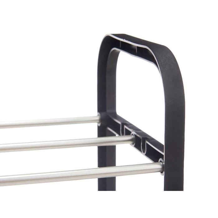 Zapatero Kipit 3 Alturas, 3 Barras, Metal - 44x19x3.5 cm (12 Unidades) 3 Zapatero Kipit 3 Alturas, 3 Barras, Metal - 44x19x3.5 cm (12 Unidades) 3