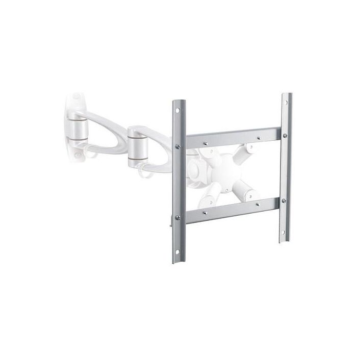 ROLINE 17.03.1106 Adaptador VESA para Montaje en Techo, Kit de 100x100 mm a 200x200 mm, Color Plata