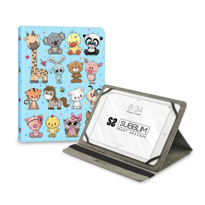 SUBBLIM funda de tablet Trendy Case Animals 11"