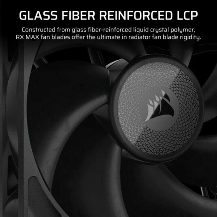 Corsair iCUE LINK RX120 MAX Ventilador Caja, Triple Fan Kit, CO-9051042-WW, 120mm 18