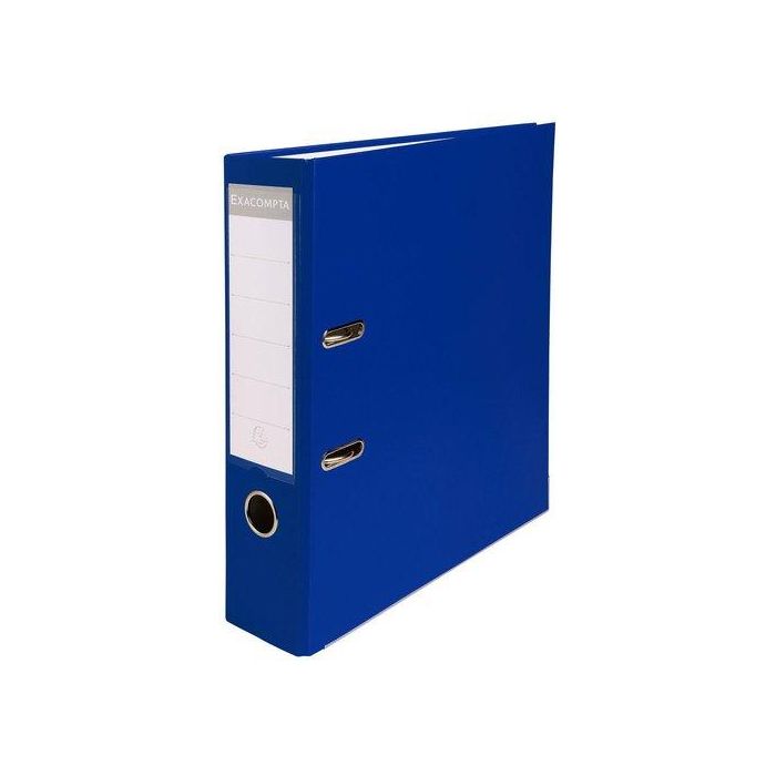 Archivador Palanca Exacompta Forrado Pp Rado A4 80Mm Azul