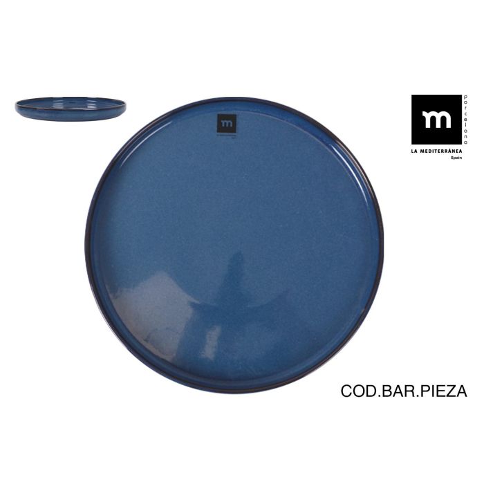Bandeja Redonda Chester Blue 27x2.5 cm - Inde (8 Unidades) Bandeja Redonda Chester Blue 27x2.5 cm - Inde (8 Unidades)