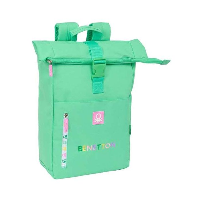 Mochila Casual Benetton Mint Verde 0 Mochila Casual Benetton Mint Verde 0