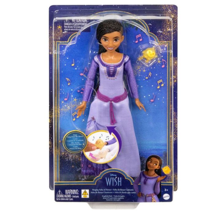 Muñeca musical Asha Wish Disney español Muñeca musical Asha Wish Disney español