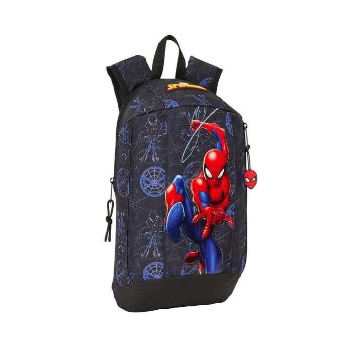 Mini Mochila Safta Con Cremallera Vertical Spider-Man Attack 390x220x100 mm Mini Mochila Safta Con Cremallera Vertical Spider-Man Attack 390x220x100 mm