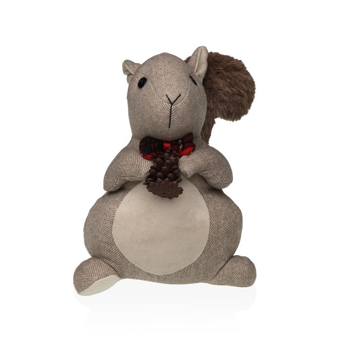 Sujeta Puertas Ardilla Gris Versa 22 cm x 22 cm x 17 cm - Poliéster (2 Unidades) Sujeta Puertas Ardilla Gris Versa 22 cm x 22 cm x 17 cm - Poliéster (2 Unidades)