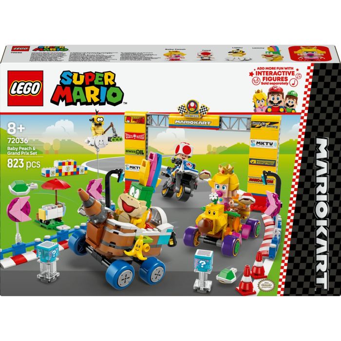 LEGO 72036 Super Mario Mario Kart Set Baby Peach y Gran Premio - Moto de juguete 0 LEGO 72036 Super Mario Mario Kart Set Baby Peach y Gran Premio - Moto de juguete 0