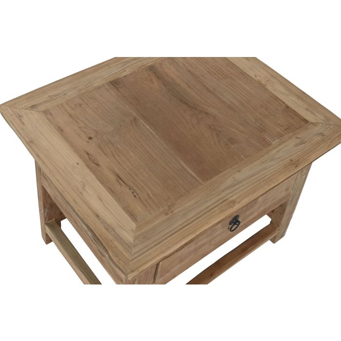 Mesita De Noche Item Home DKD Home Decor Natural 50 x 50 x 60 cm 3 Mesita De Noche Item Home DKD Home Decor Natural 50 x 50 x 60 cm 3