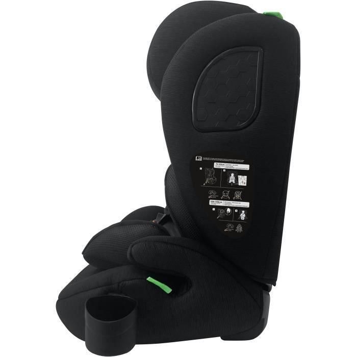 Nania NAN3760425910076 Silla de Coche Torino con Cinturón Grupo 1/2/3 Talla I con Reductor Negra 2