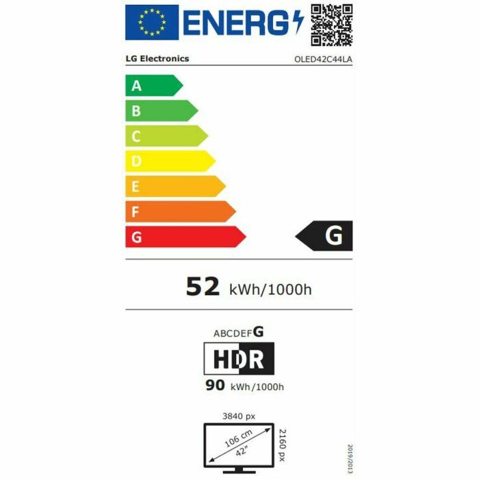 Smart TV LG OLED42C44LA 42" 4K Ultra HD HDR OLED 1