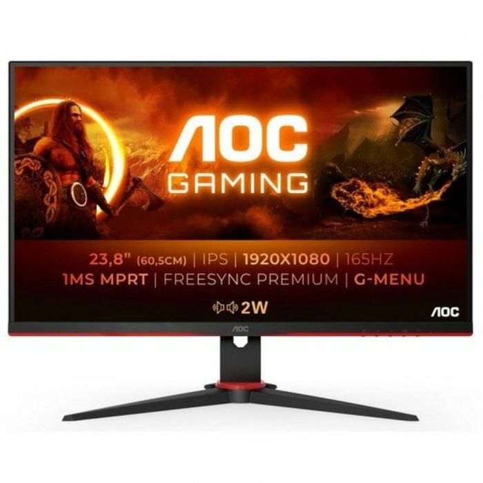 Monitor AOC 24G2SPAE/BK 23,8" LED IPS LCD Flicker free 165 Hz