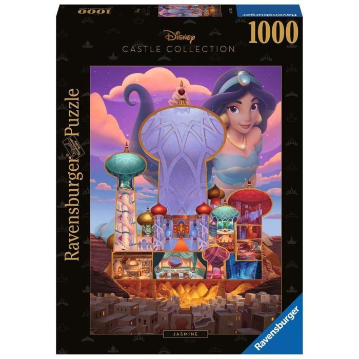 Ravensburger Puzzle Disney Castles - Jasmine, Colección Disney Collector's Edition, 1000 Piezas 0 Ravensburger Puzzle Disney Castles - Jasmine, Colección Disney Collector's Edition, 1000 Piezas 0