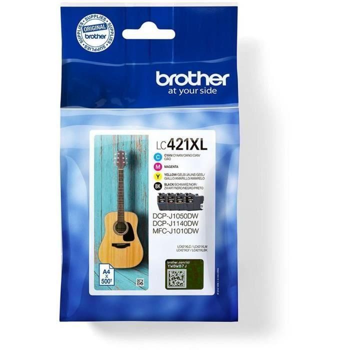 Cartucho de Tinta Original Brother LC421XL Alta Capacidad/ Multipack/ Cian/ Magenta/ Amarillo/ Negro Cartucho de Tinta Original Brother LC421XL Alta Capacidad/ Multipack/ Cian/ Magenta/ Amarillo/ Negro