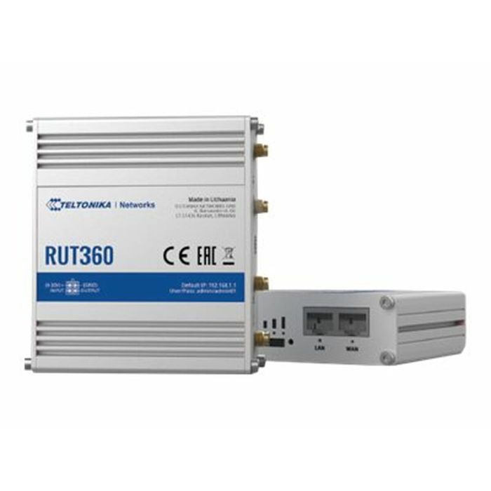 Teltonika Networks RUT360 (EU) LTE CAT6 INDUSTRIAL CELLULAR ROUTER Teltonika Networks RUT360 (EU) LTE CAT6 INDUSTRIAL CELLULAR ROUTER