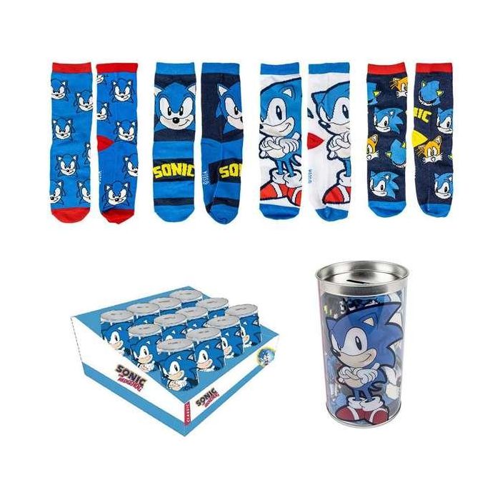Calcetines Sonic Calcetines Unisex 4 pares 35-38 5 Calcetines Sonic Calcetines Unisex 4 pares 35-38 5