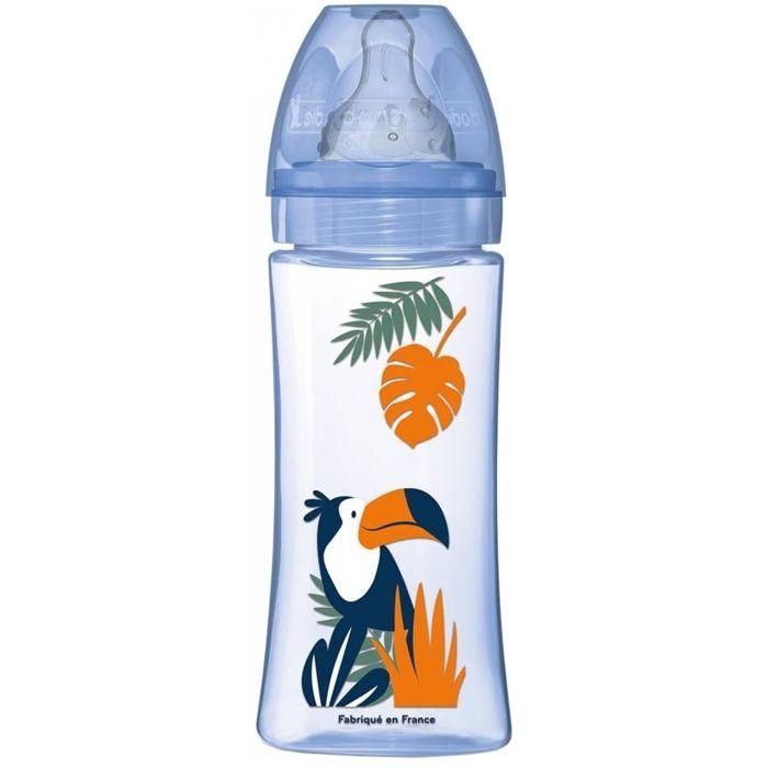DODIE Biberón Iniciación + 330ml AZUL DE BOMBERO - +6 meses - Tetina redonda de 3 velocidades - flujo 3 DODIE Biberón Iniciación + 330ml AZUL DE BOMBERO - +6 meses - Tetina redonda de 3 velocidades - flujo 3