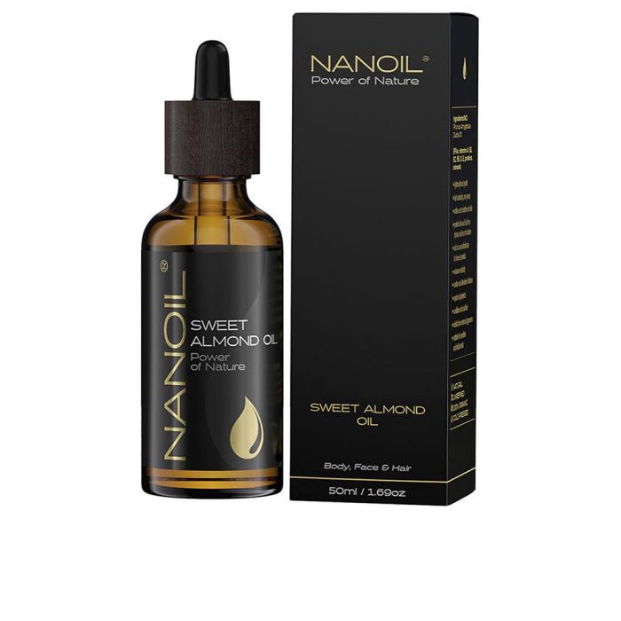 Nanoil Aceite de Almendras Dulces Sweet Almond 50 ml Tratamiento Facial Corporal y Capilar Hidratante Nanoil Aceite de Almendras Dulces Sweet Almond 50 ml Tratamiento Facial Corporal y Capilar Hidratante