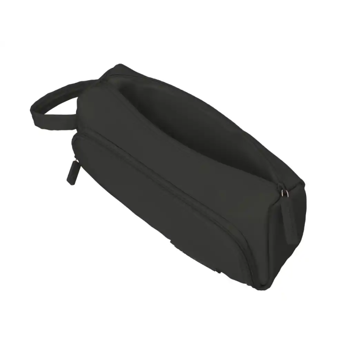 Liderpapel Estuche Portatodo Minibag Negro 2 Cremalleras, 2 Compartimentos, 90x210x75 mm 3