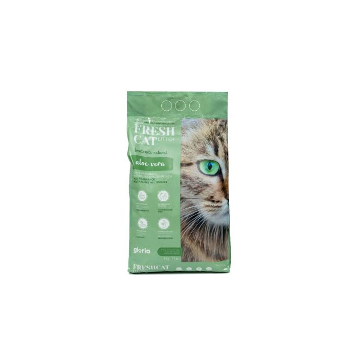 Gloria Arena para Gatos Fresca Bentonita Premium Aloe Vera 15 kg 1