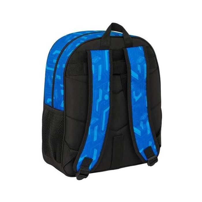 Mochila Escolar Hot Wheels Let's race Azul Negro 32 x 38 x 12 cm 1 Mochila Escolar Hot Wheels Let's race Azul Negro 32 x 38 x 12 cm 1
